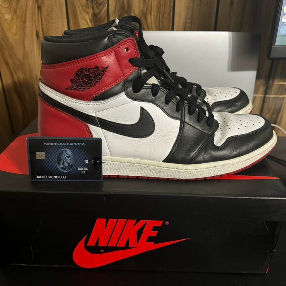 Nike Jordan 1 size 13 Black toe 2016 - Picture 4 of 4